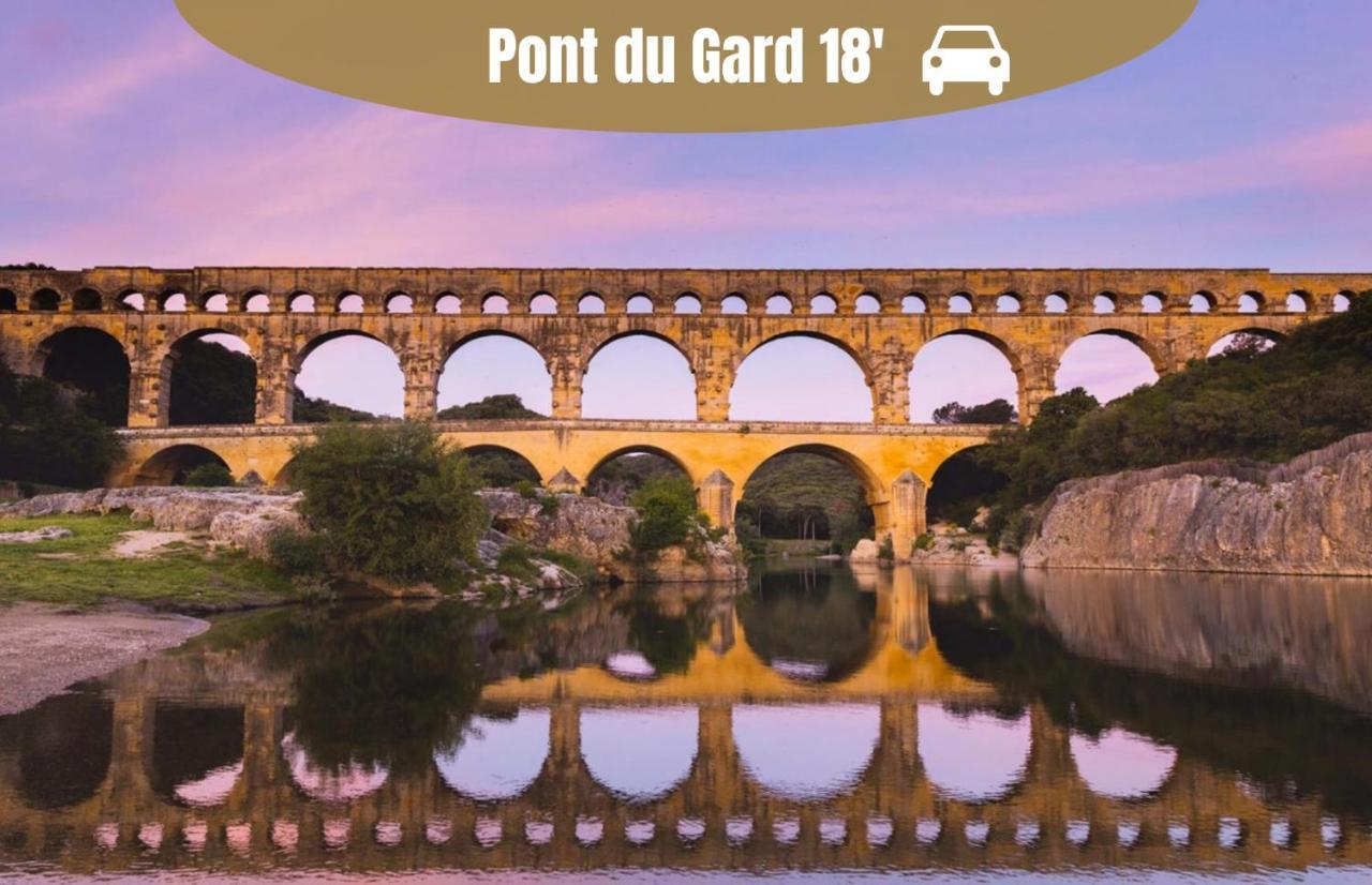 La Casita - Studio Confort Et Design - Emplacement Parfait - Uzes, Pont Du Gard Exterior foto